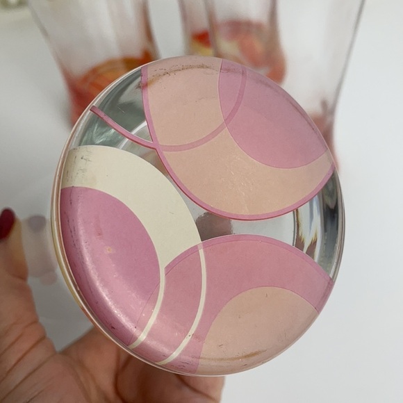 Retro Groovy Vintage  (Set of 4) High Ball Glasses - Picture 5 of 13